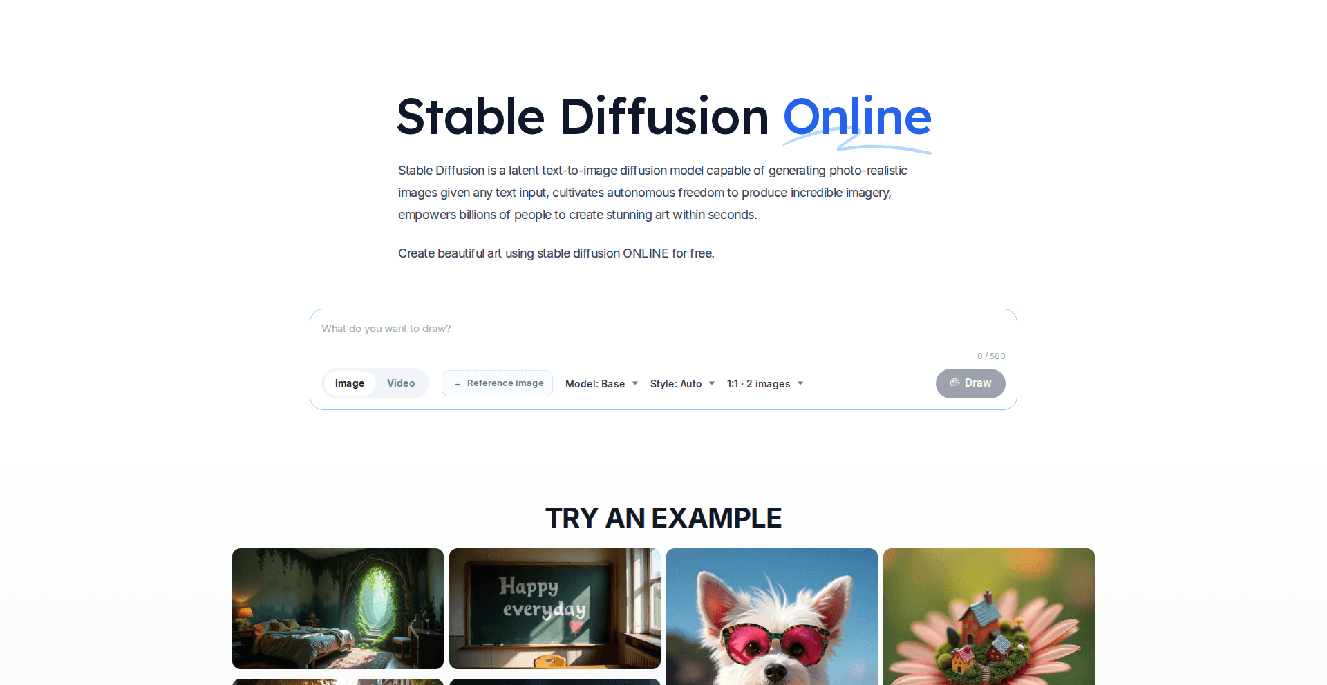 Stable Diffusion preview